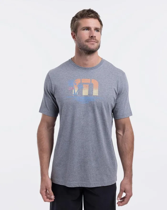 TravisMathew FOURWINDS TEE Heather Grey Men Tees