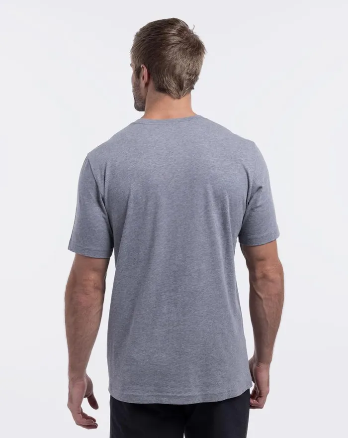 TravisMathew FOURWINDS TEE Heather Grey Men Tees TravisMathew FOURWINDS TEE Heather Grey Men Tees