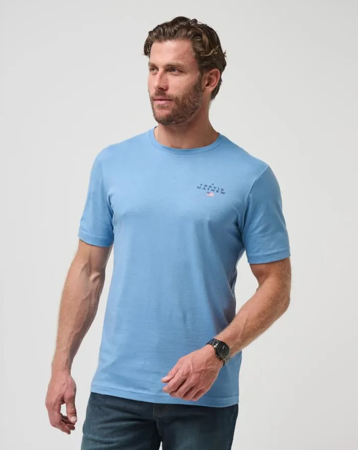 TravisMathew HOLIPLAY TEE Quiet Harbor Men Tees TravisMathew HOLIPLAY TEE Quiet Harbor Men Tees