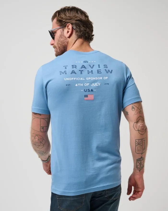 TravisMathew HOLIPLAY TEE Quiet Harbor Men Tees TravisMathew HOLIPLAY TEE Quiet Harbor Men Tees