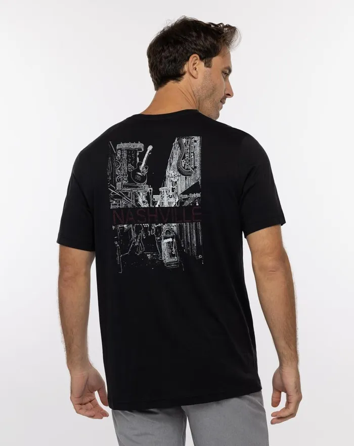 TravisMathew MALARKY TEE Black Men Tees