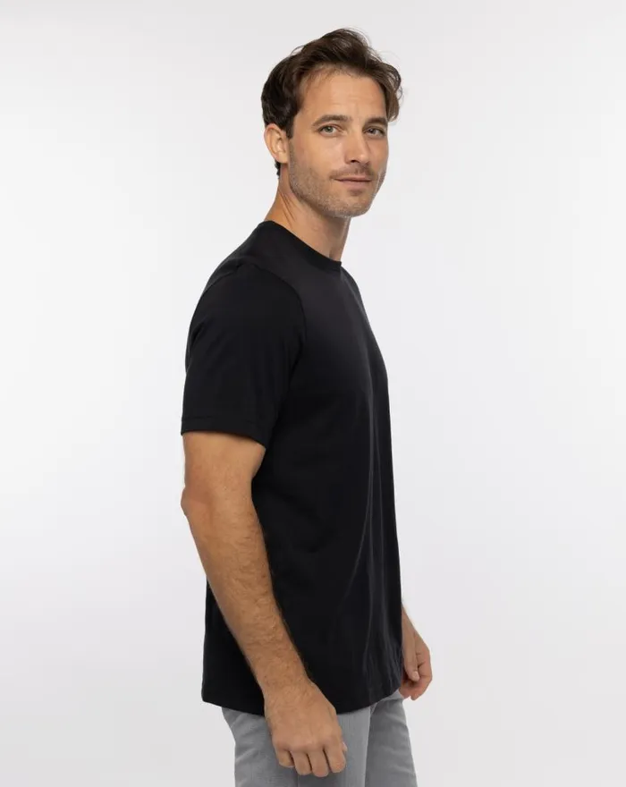 TravisMathew MALARKY TEE Black Men Tees TravisMathew MALARKY TEE Black Men Tees