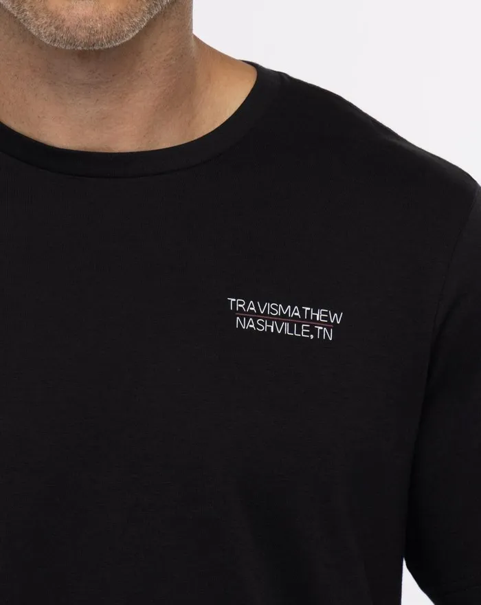 TravisMathew MALARKY TEE Black Men Tees TravisMathew MALARKY TEE Black Men Tees