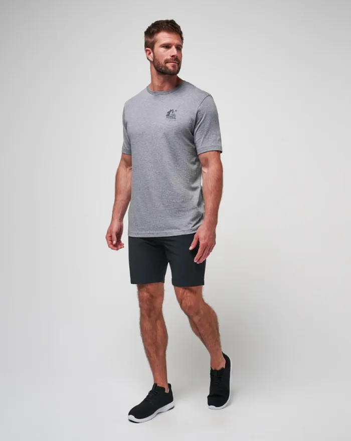 TravisMathew MERMAID CAVES TEE Heather Grey Men Tees TravisMathew MERMAID CAVES TEE Heather Grey Men Tees