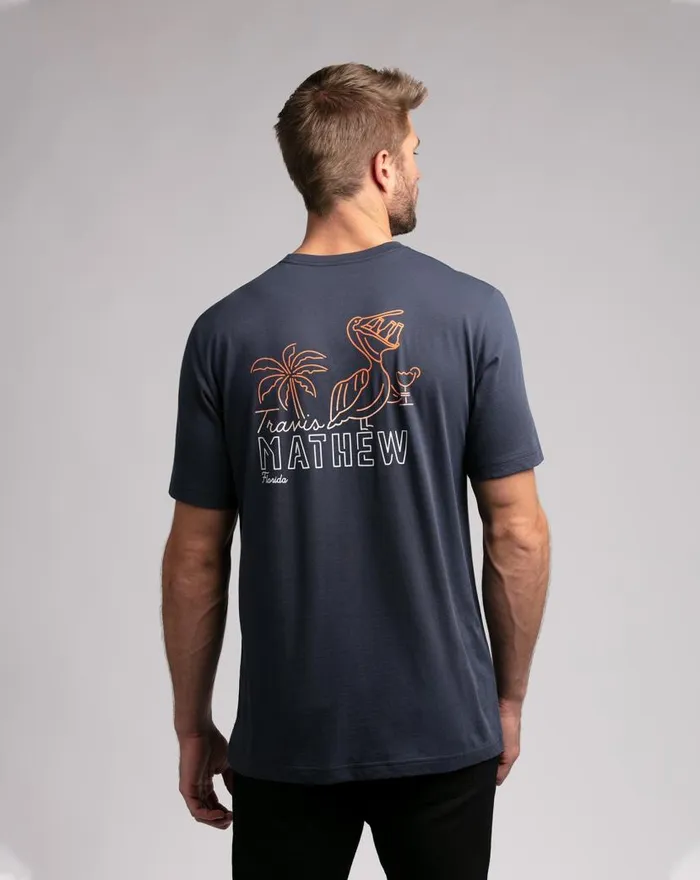 TravisMathew SIESTA TEE Mood Indigo Men Tees