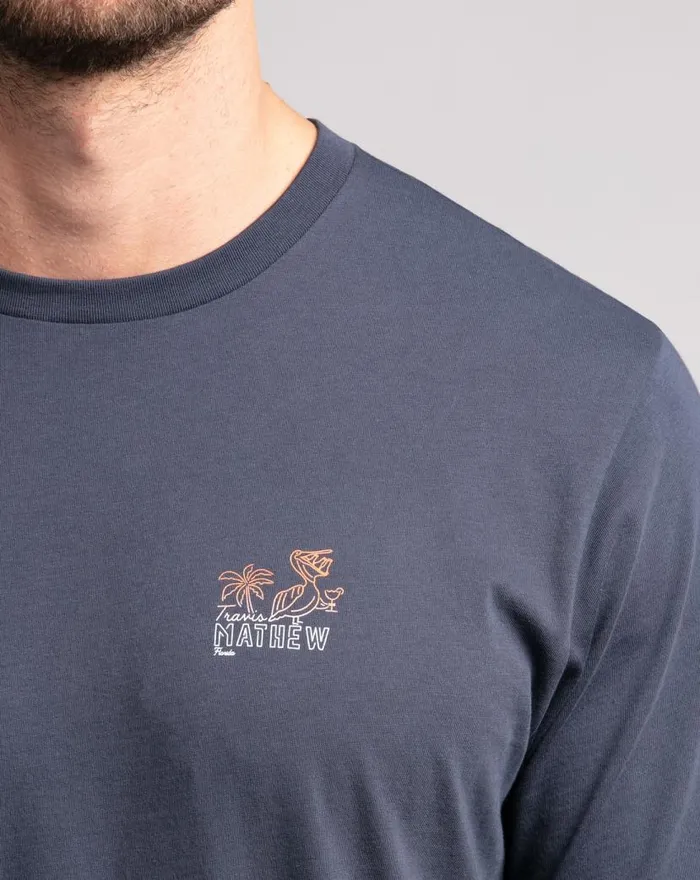 TravisMathew SIESTA TEE Mood Indigo Men Tees TravisMathew SIESTA TEE Mood Indigo Men Tees