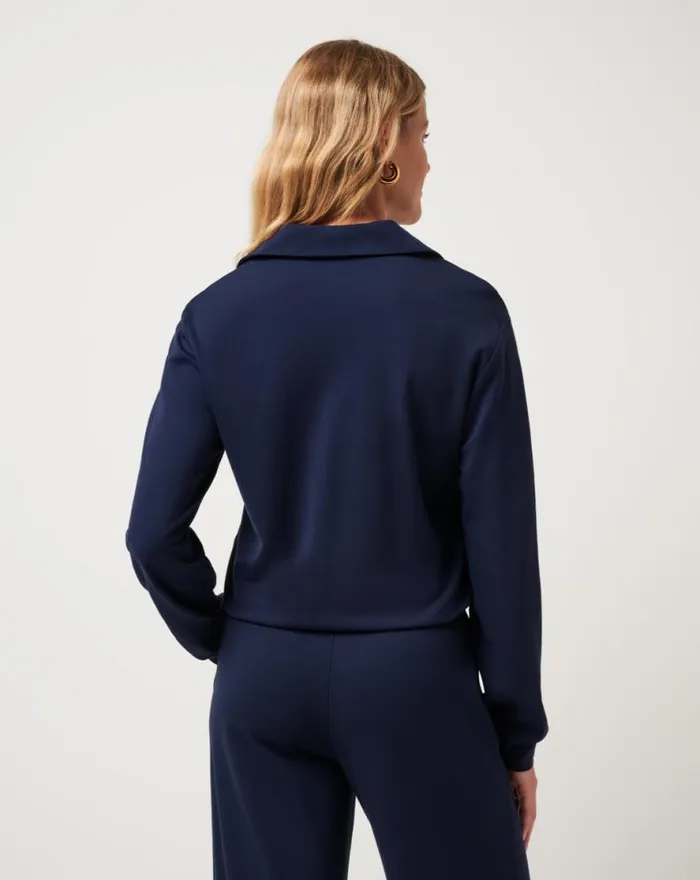 TravisMathew SPA DAY FRIDAY PONTE TOP Navy Blazer Women Shirts and Tops TravisMathew SPA DAY FRIDAY PONTE TOP Navy Blazer Women Shirts and Tops