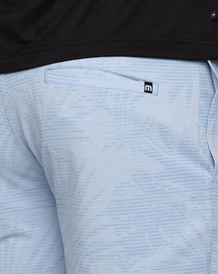 TravisMathew STREET ART SHORT 9IN Heather Bel Air Blue Men Shorts TravisMathew STREET ART SHORT 9IN Heather Bel Air Blue Men Shorts