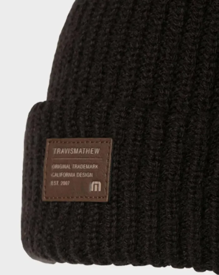 TravisMathew TAKEDOWN BEANIE Black MenWomen Beanies TravisMathew TAKEDOWN BEANIE Black MenWomen Beanies