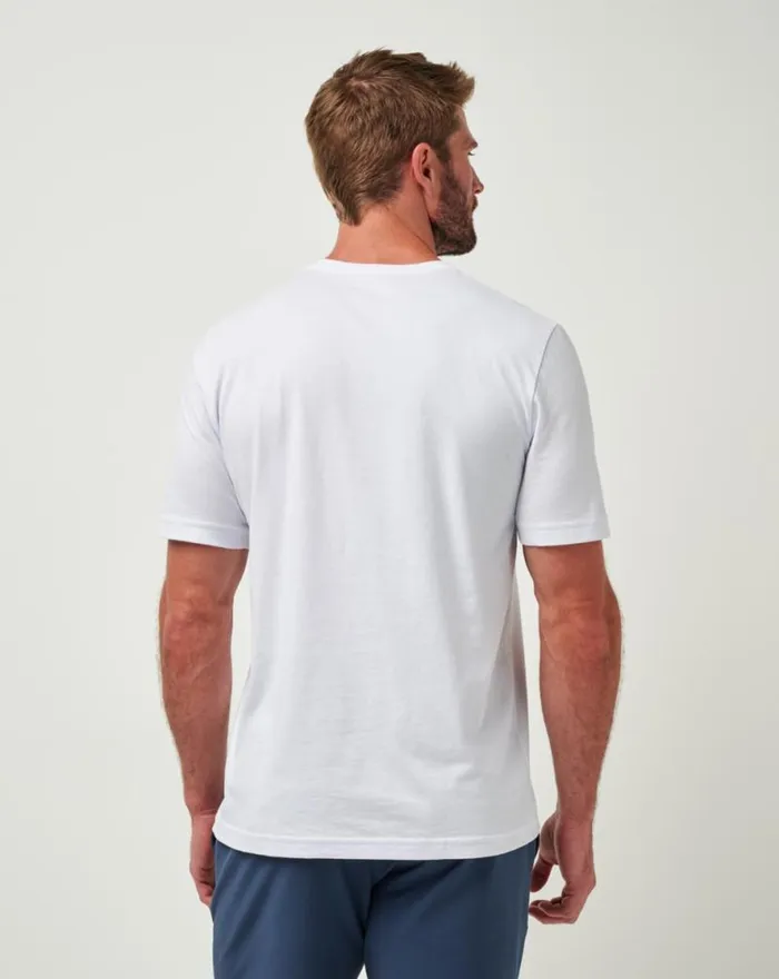 TravisMathew TEXAS RANGERS STRIKE ONE TEE White Men Tees TravisMathew TEXAS RANGERS STRIKE ONE TEE White Men Tees