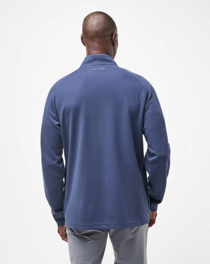 TravisMathew UPGRADED QUARTER ZIP Navy Men Quarter Zips