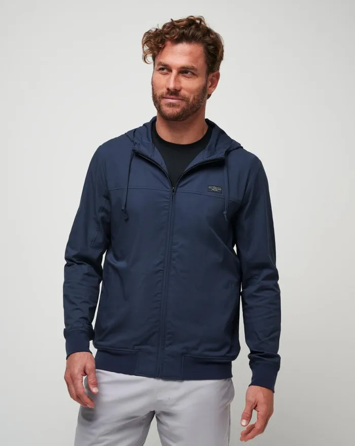 TravisMathew WANDERLUST HOODIE Mood Indigo Men Jackets