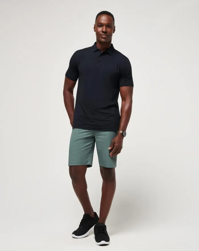 TravisMathew WANDERLUST SHORT 9IN Balsam Green Men Shorts TravisMathew WANDERLUST SHORT 9IN Balsam Green Men Shorts