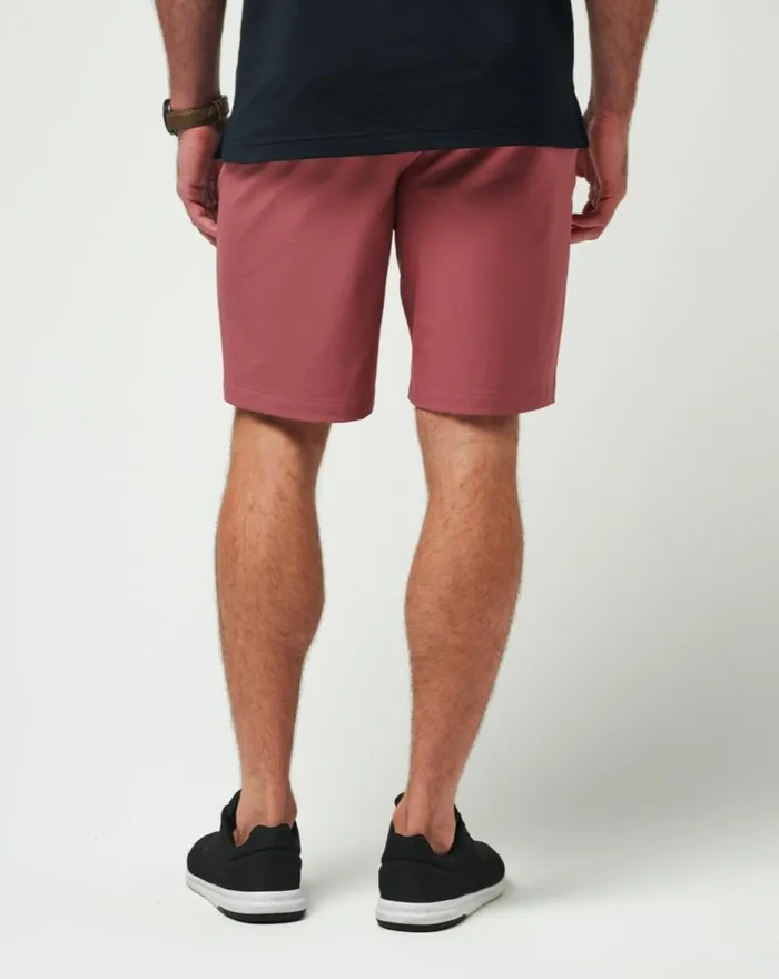 TravisMathew WANDERLUST SHORT 9IN Roan Rouge Men Shorts TravisMathew WANDERLUST SHORT 9IN Roan Rouge Men Shorts