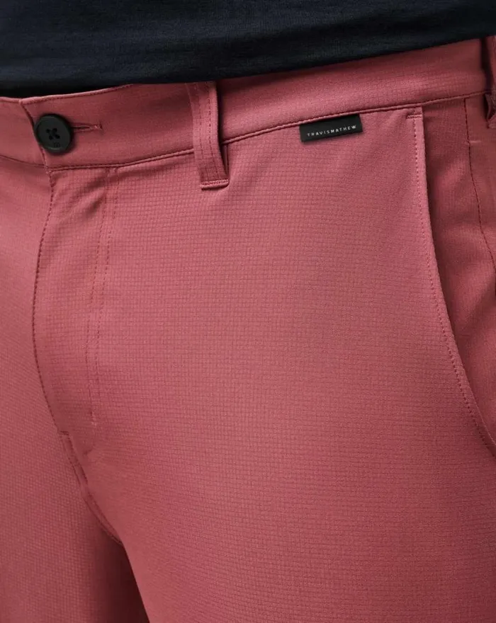 TravisMathew WANDERLUST SHORT 9IN Roan Rouge Men Shorts TravisMathew WANDERLUST SHORT 9IN Roan Rouge Men Shorts