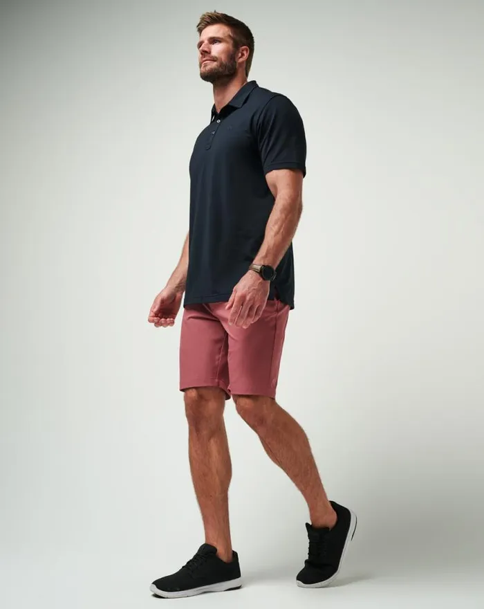 TravisMathew WANDERLUST SHORT 9IN Roan Rouge Men Shorts TravisMathew WANDERLUST SHORT 9IN Roan Rouge Men Shorts