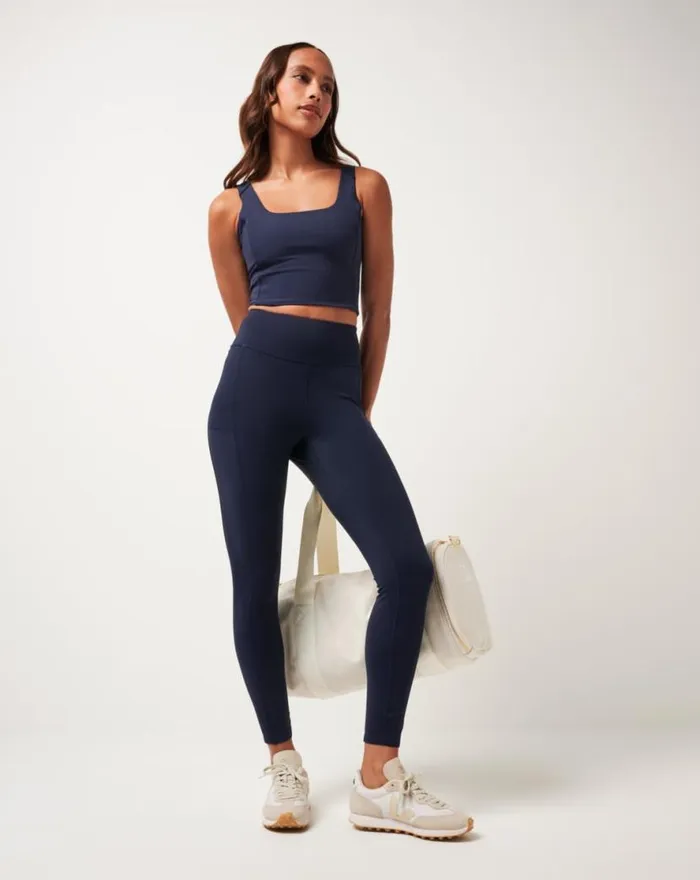 TravisMathew WHERE IT COUNTS LEGGING Navy Blazer Women Pants TravisMathew WHERE IT COUNTS LEGGING Navy Blazer Women Pants