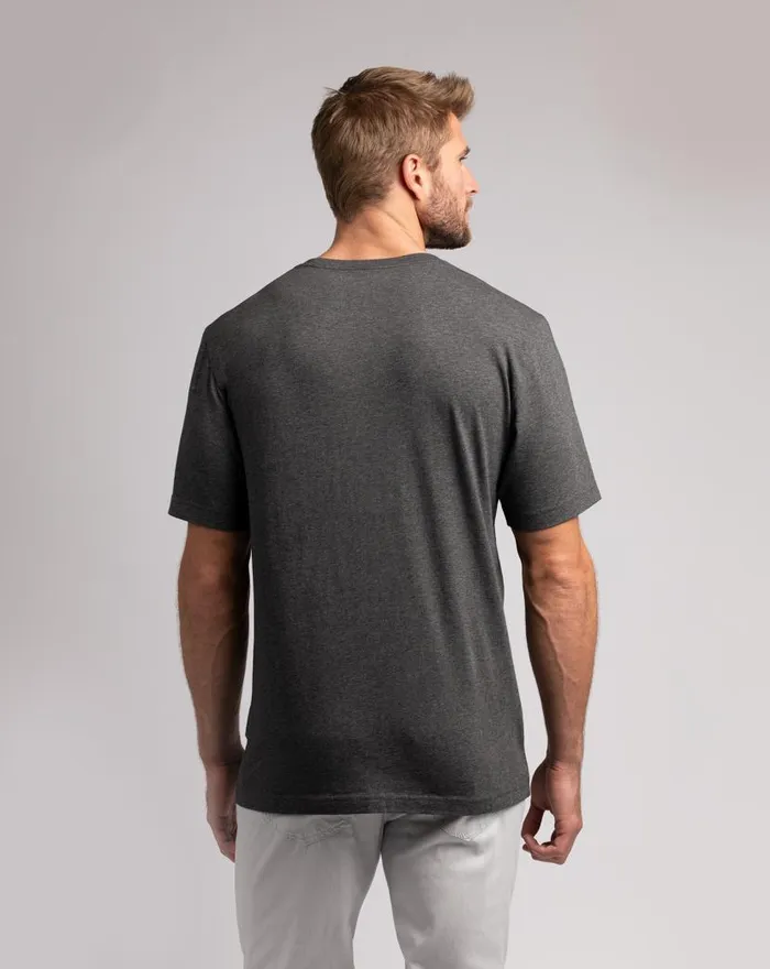 TravisMathew WICKED TIMES TEE Heather Grey Pinstri Men Tees TravisMathew WICKED TIMES TEE Heather Grey Pinstri Men Tees