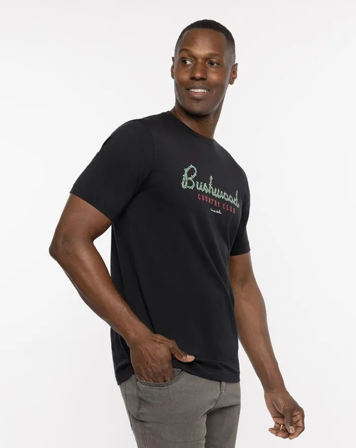 TravisMathew WINTER STORM TEE Black Men Tees TravisMathew WINTER STORM TEE Black Men Tees