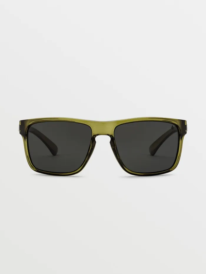 Trick Sunglasses 8211 GreenGray Polar MensWomens Volcom Sunglasses