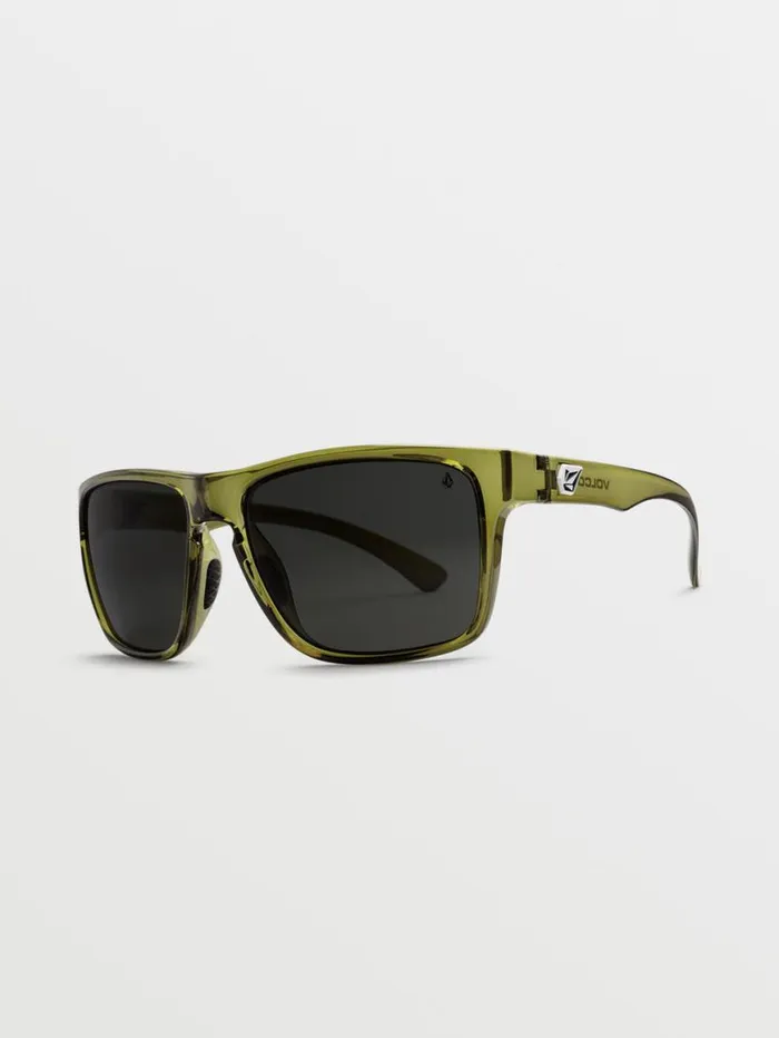 Trick Sunglasses 8211 GreenGray Polar MensWomens Volcom Sunglasses