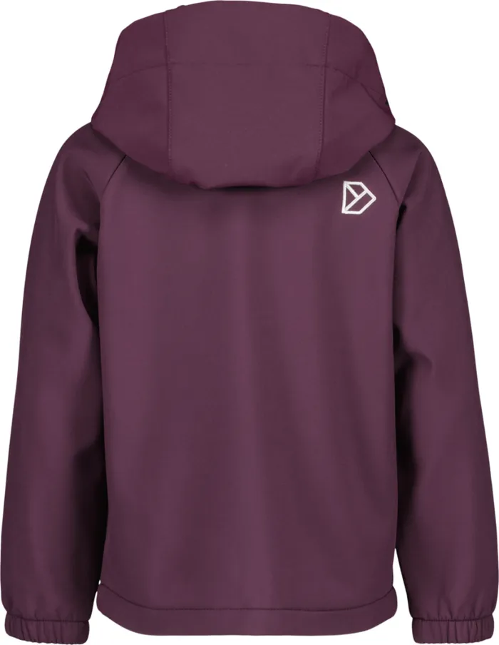 Troel Kids039 Jacket Plumb Kids Didriksons Softshell Jackets