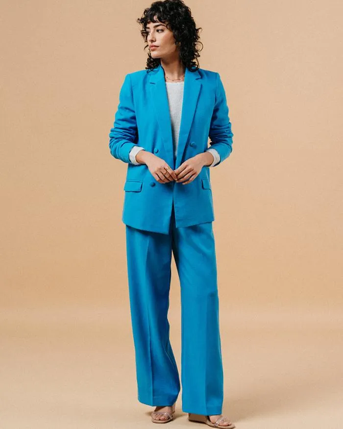 TROUSERS BLEU MARLY Shop Grace and Mila HighWaisted Trousers