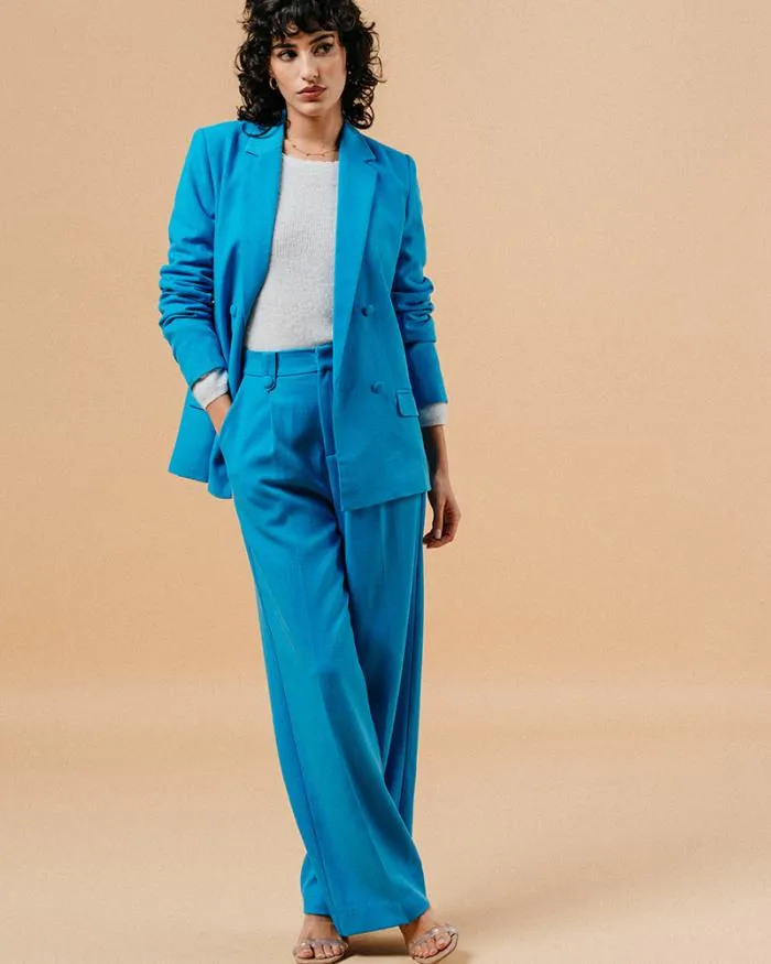 TROUSERS BLEU MARLY Shop Grace and Mila HighWaisted Trousers