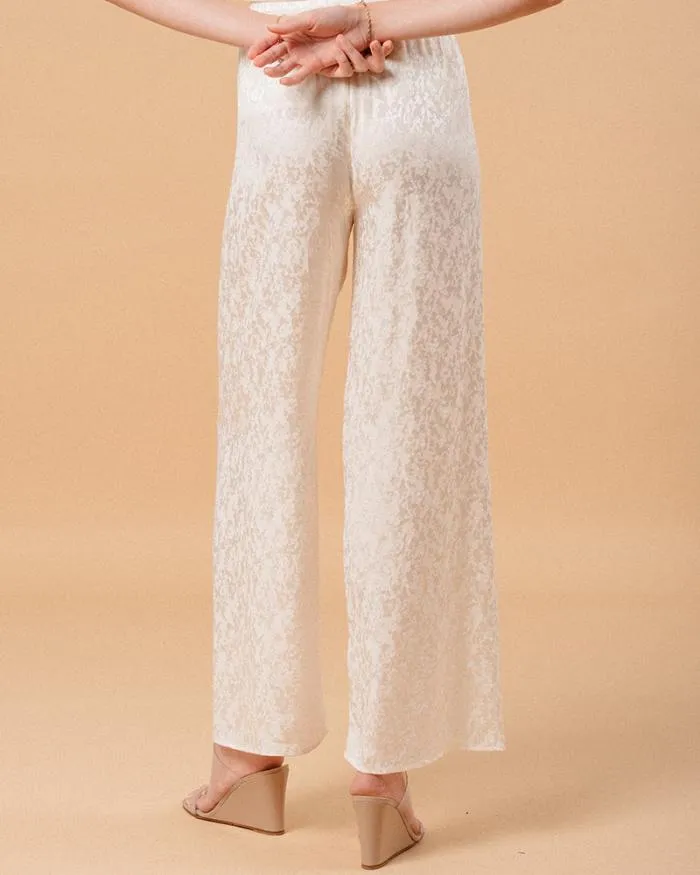 TROUSERS ECRU MONCEAU Shop Grace and Mila HighWaisted Trousers