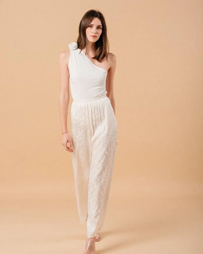 TROUSERS ECRU MONCEAU Shop Grace and Mila HighWaisted Trousers