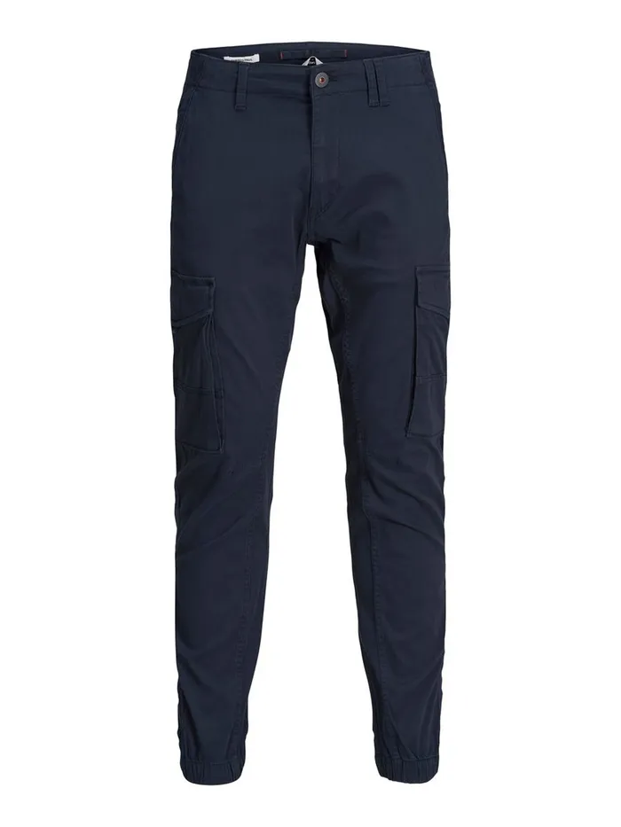 Trousers JACK and JONES Junior BOYS PAUL FLAKE AKM 542 CARGO TROUSERS Blue Navy Blazer