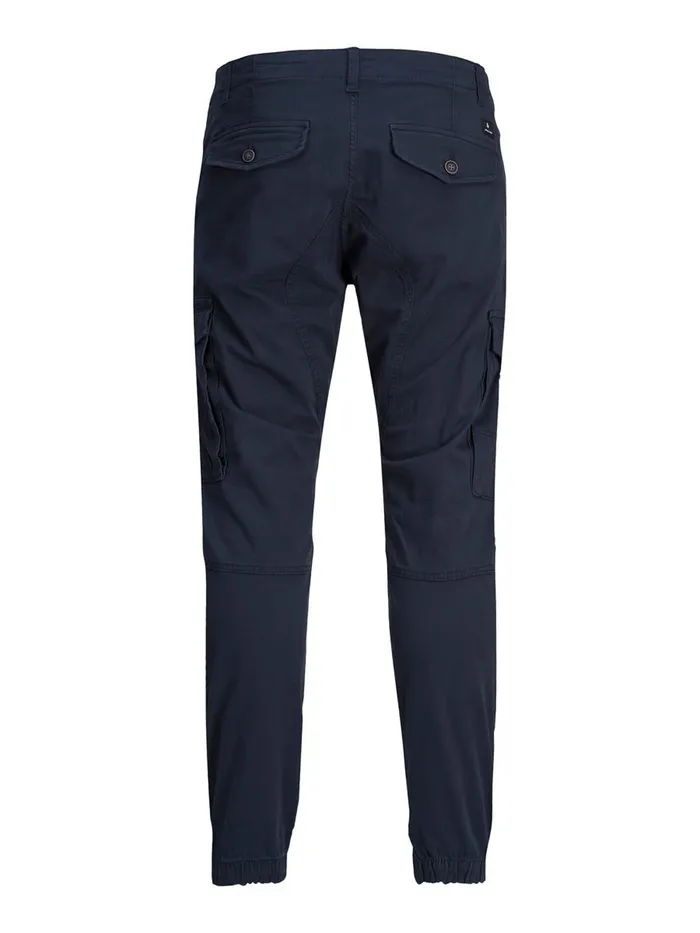 Trousers JACK and JONES Junior BOYS PAUL FLAKE AKM 542 CARGO TROUSERS Blue Navy Blazer