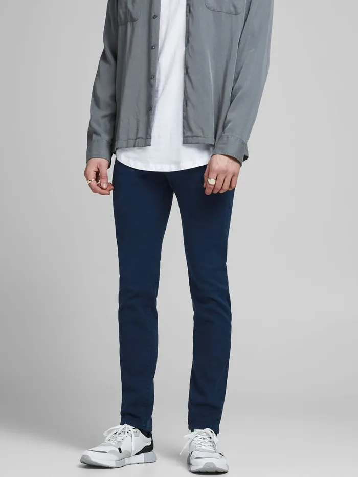 Trousers JACK and JONES Mens GLENN ICON AMA 558 SLIM FIT JEANS Blue Navy Blazer Trousers JACK and JONES Mens GLENN ICON AMA 558 SLIM FIT JEANS Blue Navy Blazer