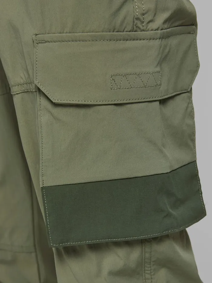 Trousers JACK and JONES Mens GORDON ROSS CARGO TROUSERS Green Deep Lichen Green
