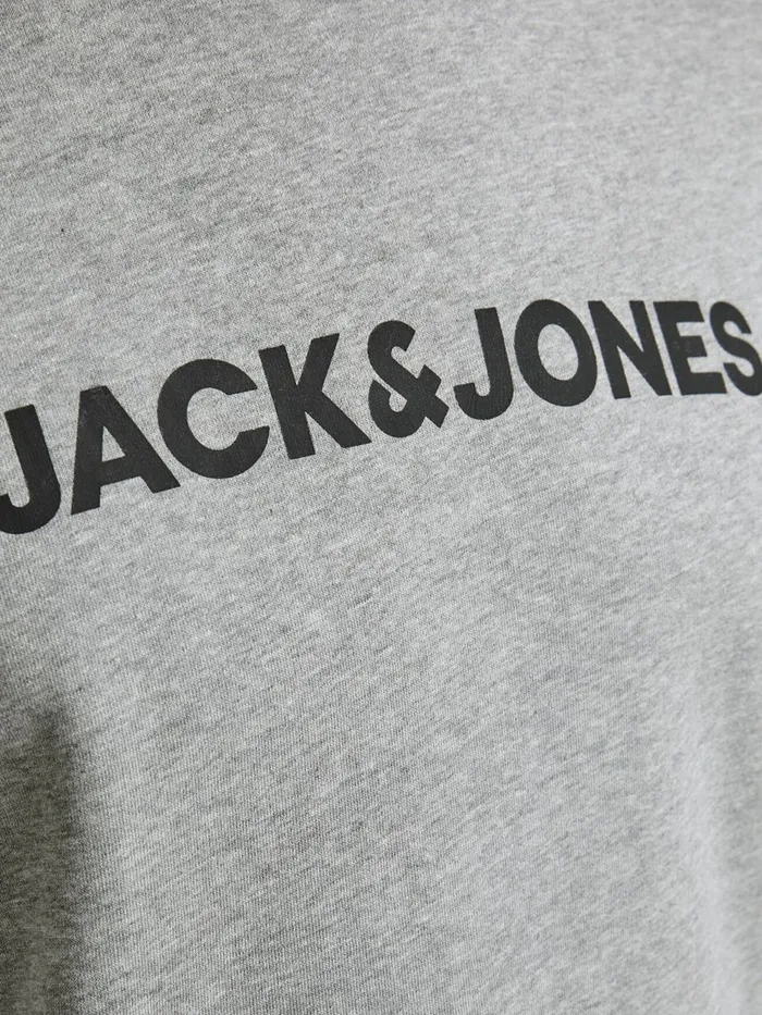 Trousers JACK and JONES Mens JOGGERS AND SWEATSHIRT LOUNGEWEAR Grey Light Grey Melange