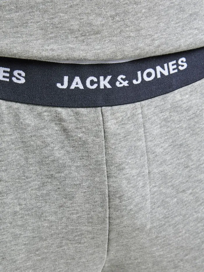 Trousers JACK and JONES Mens JOGGERS AND SWEATSHIRT LOUNGEWEAR Grey Light Grey Melange