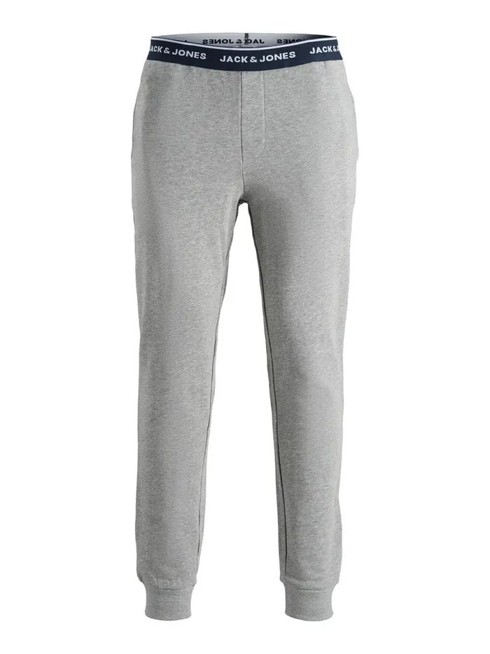 Trousers JACK and JONES Mens JOGGERS AND SWEATSHIRT LOUNGEWEAR Grey Light Grey Melange