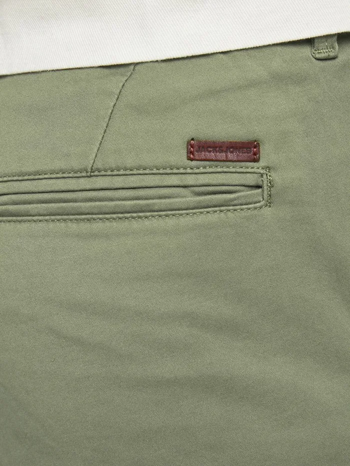 Trousers JACK and JONES Mens MARCO BOWIE SA CHINOS Green Deep Lichen Green