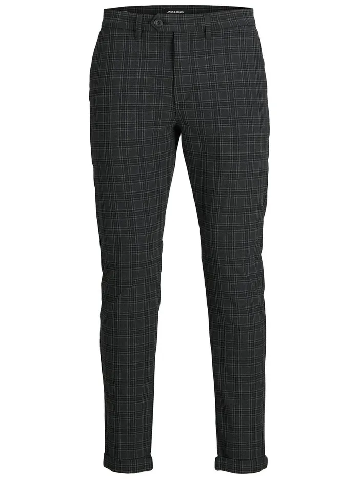 Trousers JACK and JONES Mens MARCO CONNOR AKM 1038 TROUSERS Grey Dark Grey