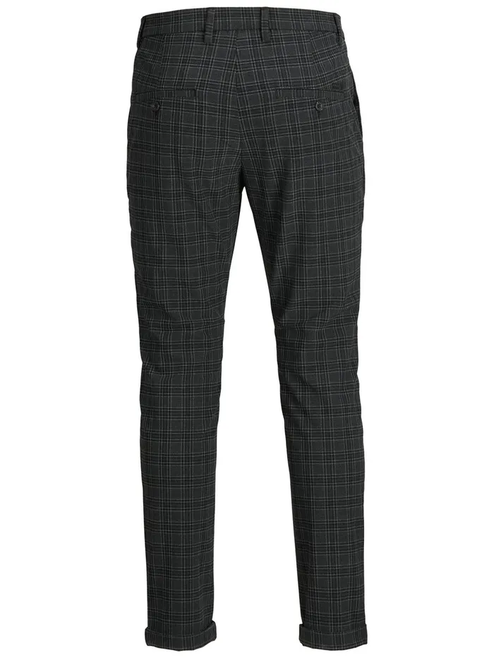 Trousers JACK and JONES Mens MARCO CONNOR AKM 1038 TROUSERS Grey Dark Grey