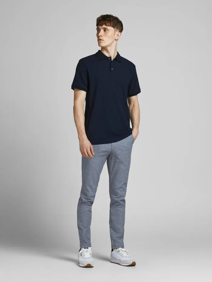 Trousers JACK and JONES Mens MARCO KENSO AKM CHINOS Blue Sky Blue