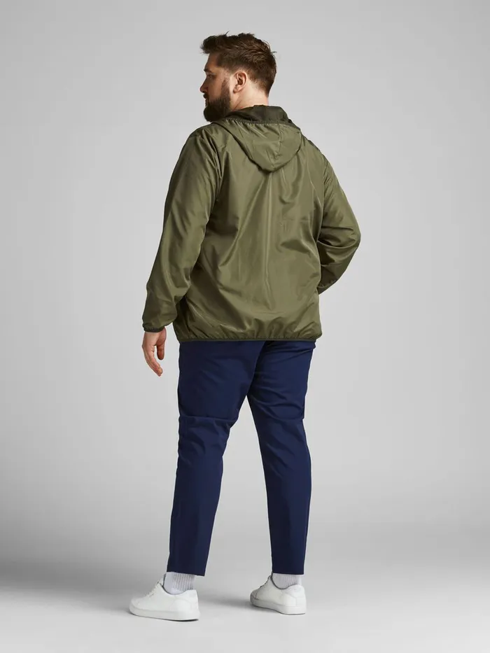 Trousers JACK and JONES Mens MARCO PLUS SIZE CHINOS Blue Navy Blazer