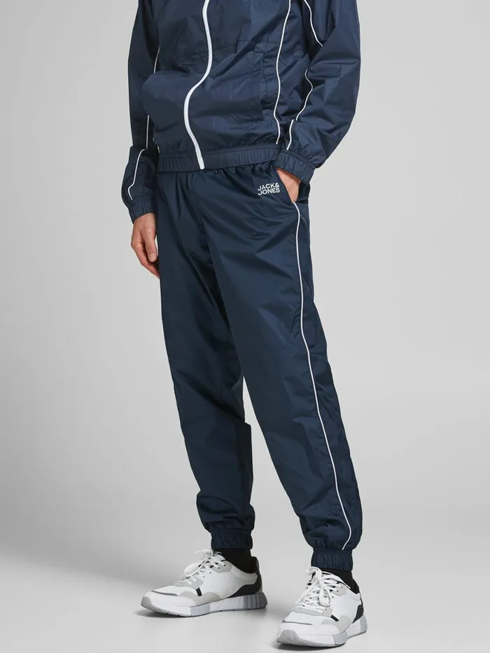 Trousers JACK and JONES Mens TRACK SUIT TRAINING TROUSERS Blue Navy Blazer