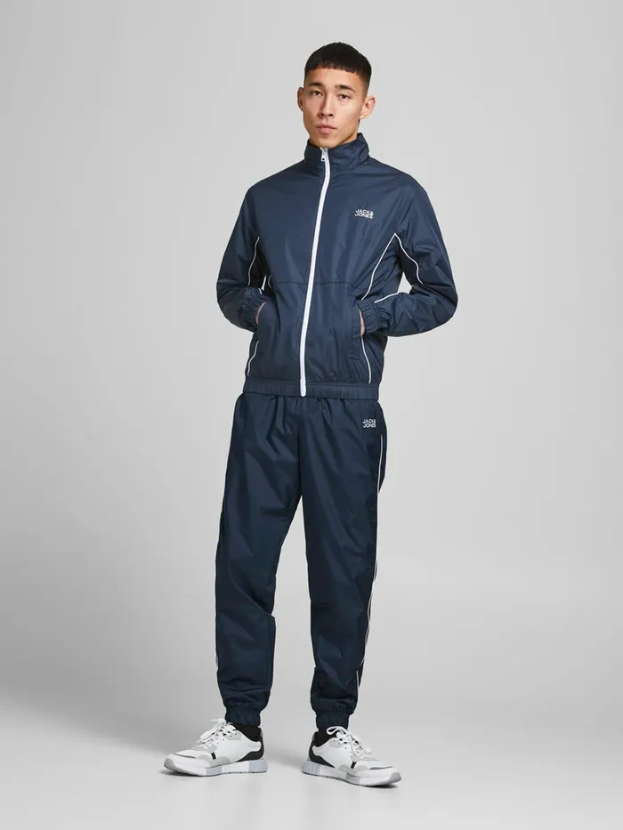 Trousers JACK and JONES Mens TRACK SUIT TRAINING TROUSERS Blue Navy Blazer