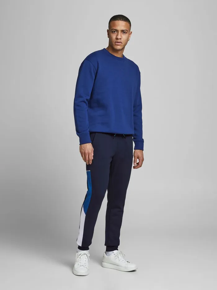Trousers JACK and JONES Mens WILL CARLING SWEATPANTS Blue Navy Blazer Gift for Friend