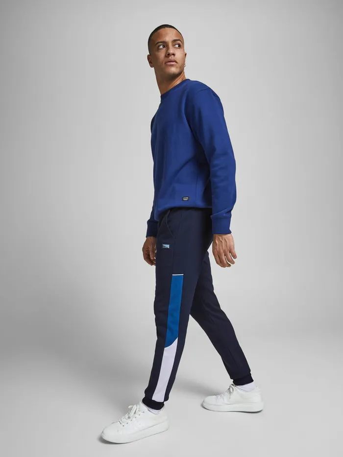 Trousers JACK and JONES Mens WILL CARLING SWEATPANTS Blue Navy Blazer Gift for Friend