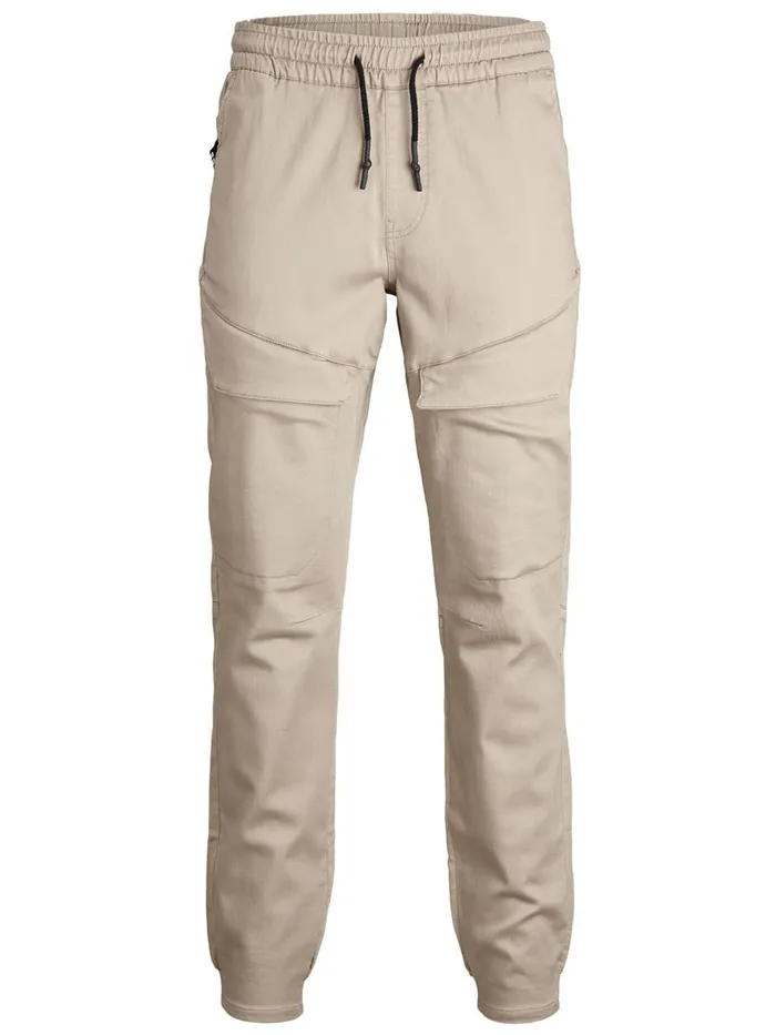 Trousers JACK and JONES Mens WILL GUS TROUSERS Beige Crockery