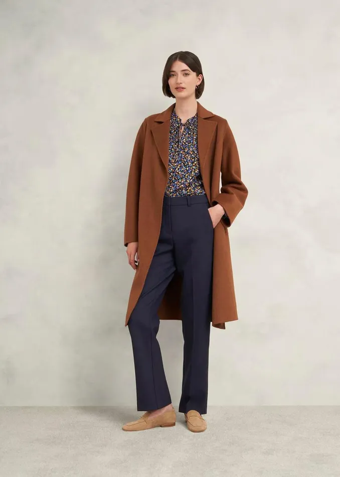 Trousers Women HOBBS Petite Gerrie Trousers Navy