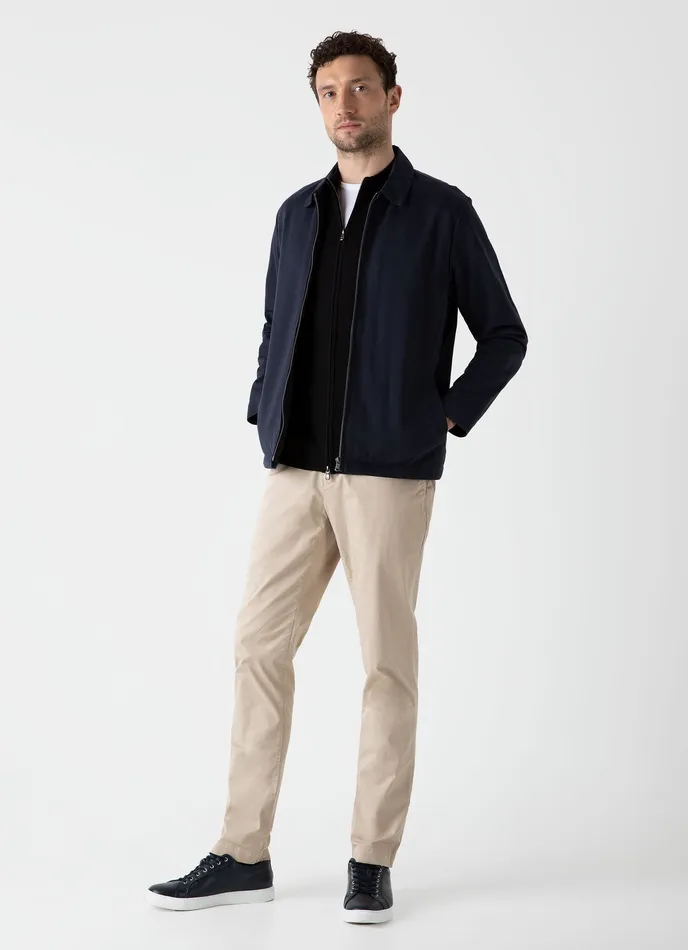 ussunspel Knitwear Men ExtraFine Merino Zip Cardigan Black ussunspel Knitwear Men ExtraFine Merino Zip Cardigan Black