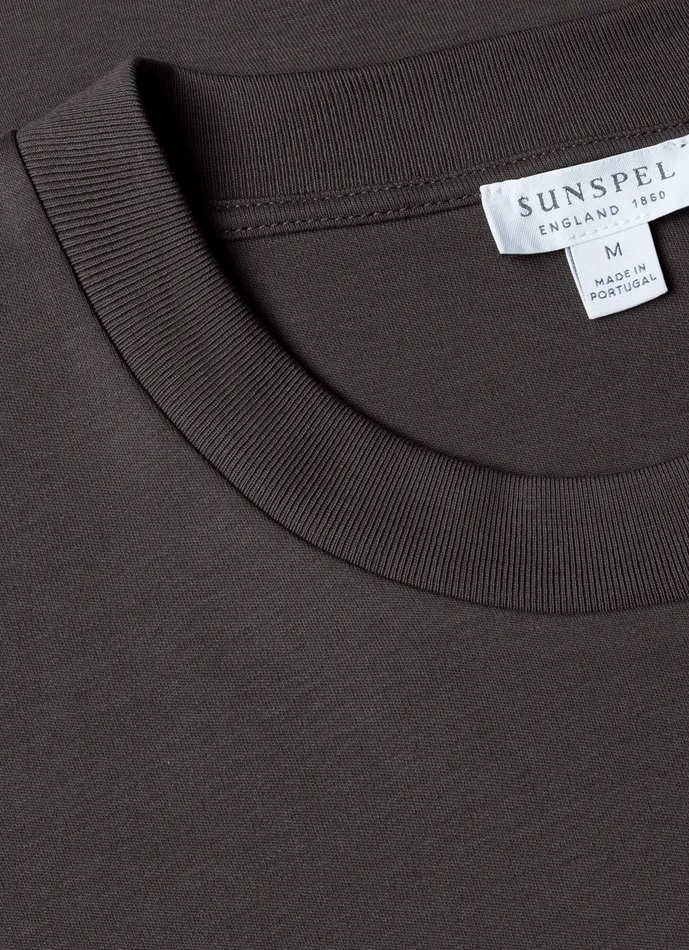 ussunspel Relaxed Fit Heavyweight Tshirt Charcoal Men Tshirts ussunspel Relaxed Fit Heavyweight Tshirt Charcoal Men Tshirts